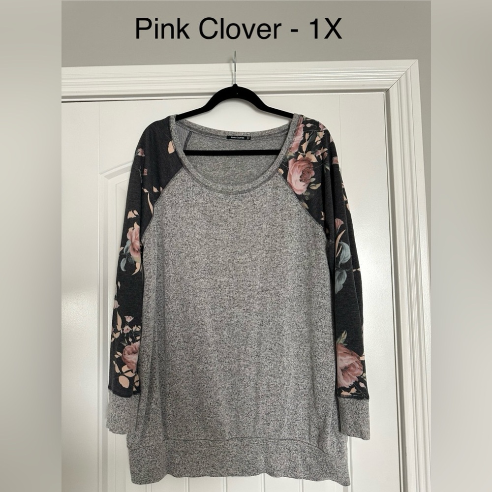 Pink Clover 1X tunic